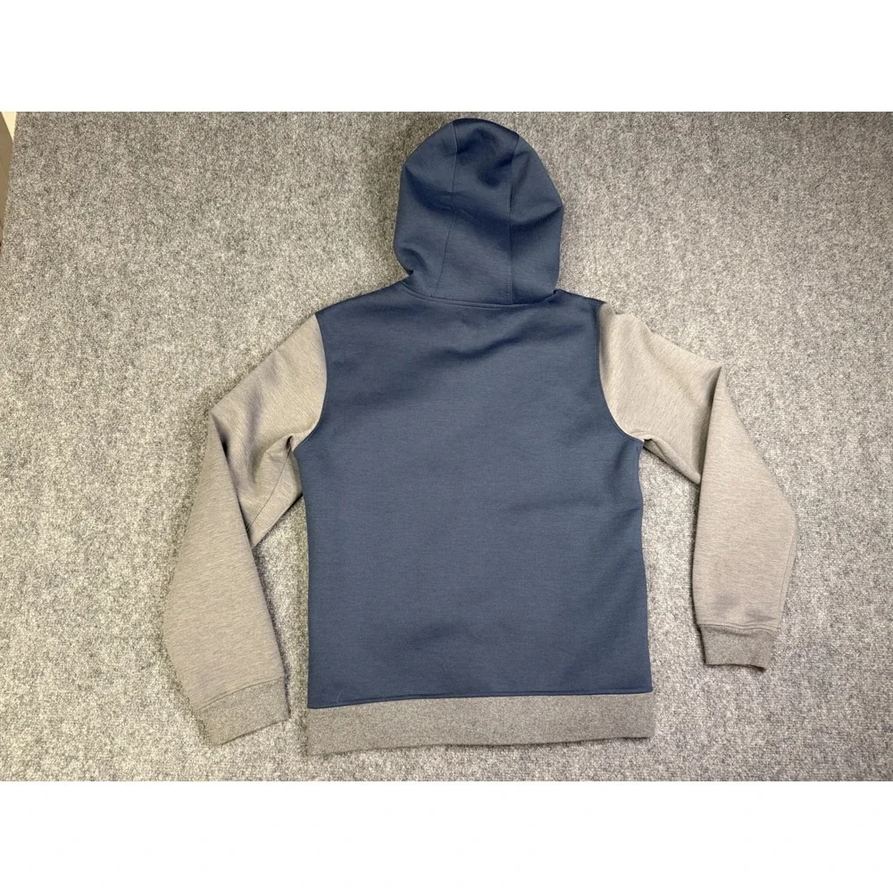 Men's The North Face Blue & Gray Full Zip Soft Shell Hooded Jacket Size Medium
